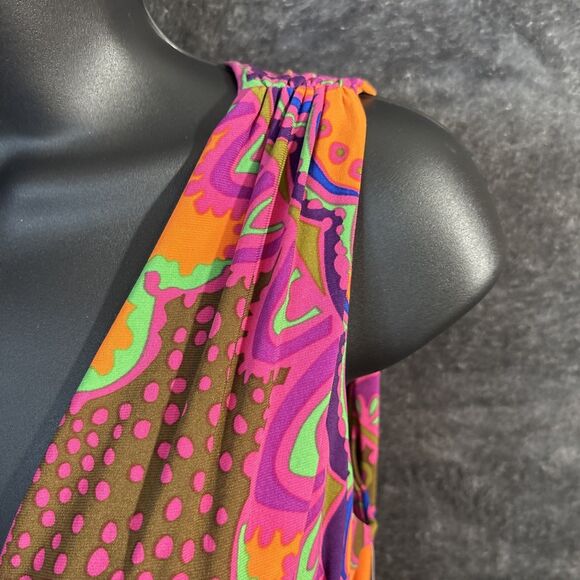 LAUREN RALPH LAUREN MULTICOLOR ABSTRACT PRINT DRESS SZ 6 NWT - Picture 13 of 15
